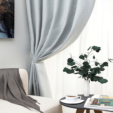 Штора рогожка светло-серая 180х260 см Legrand Левис (58134665)