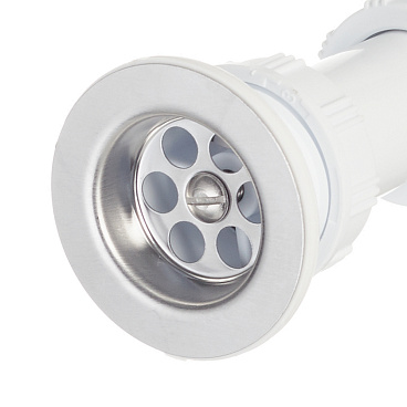 Сифон для раковины и биде Wirquin Pro 1 1/4х32 мм c выпуском d63 мм (30975059)