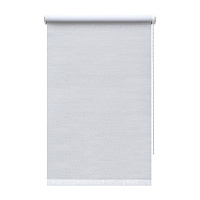 Рулонная штора блэкаут 160х175 см Decofest Каролина белая