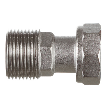 Полусгон Valtec 3/4 ВР(г) х 3/4 НР(ш) с накидной гайкой латунный (VTr.613.N.0505)