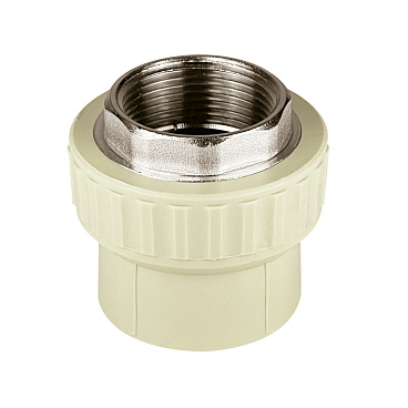 Муфта полипропиленовая Valfex 40 мм х 1 1/4 ВР(г) под ключ серая (10134040Г)