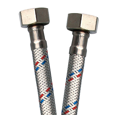 Подводка гибкая для воды 1/2 ВР(г) х 1/2 ВР(г) 50 см (1013062)