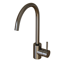 Смеситель для кухни Mixline графит с высоким изливом однорычажный (553817)