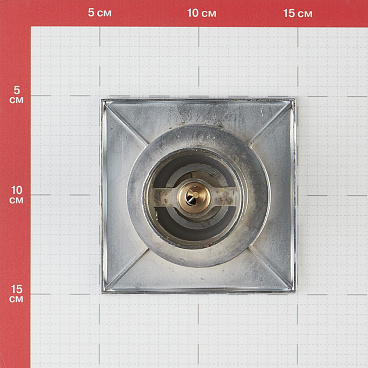 Трап душевой вертикальный Ore D1050VA 100х100 мм d50 мм цельнометаллический