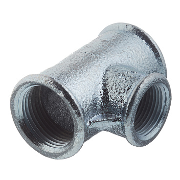 Тройник переходный Gebo Platinum (130-26V) 1 ВР(г) х 3/4 ВР(г) х 1 ВР(г) чугунный оцинкованный