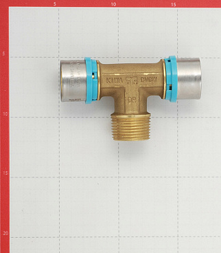 Тройник Tiemme 32(пресс) х 1 НР(ш) х 32(пресс)