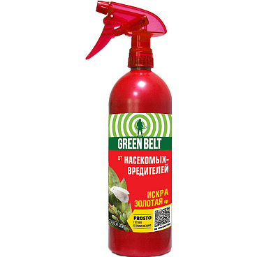 Средство для защиты от насекомых спрей Green Belt Искра Золотая Prosto 900 мл