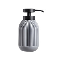 Дозатор для мыла Fora Bonna настольный полирезин серый (FOR-BON021)