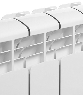 Радиатор алюминиевый Rifar Alum 350 мм 8 секций 1" боковое подключение белый