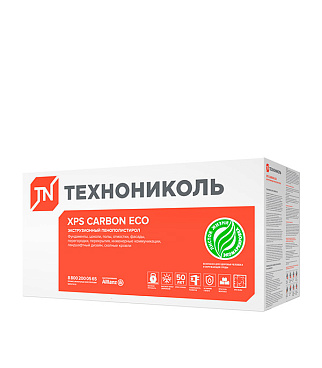 Экструдированный пенополистирол Технониколь Carbon Eco Г4 30х580х1180 мм
