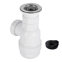 Сифон для раковины и мойки McAlpine 1 1/2х40 мм с выпуском d70 мм (MRSK2)