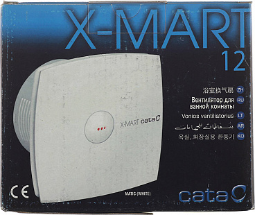 Вентилятор осевой Cata X-Mart 12 170х170 мм d120 мм слоновая кость