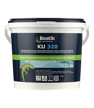 Клей акриловый для напольных ПВХ покрытий Bostik Stix A100 Project 6 кг