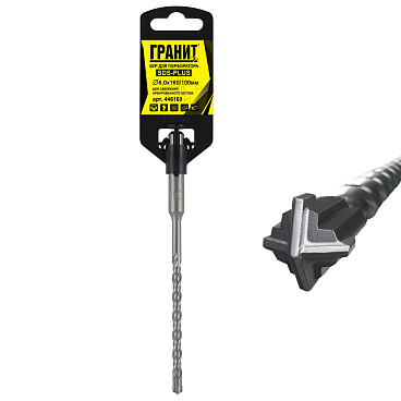 Бур SDS-plus Гранит Quadro-X 6х100х160 мм (446160)