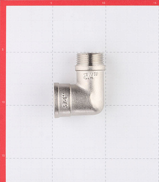 Угол Valtec 3/4 ВР(г) х 3/4 НР(ш) латунный (VTr.092.N.0005)