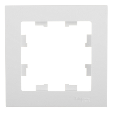 Рамка Systeme Electric AtlasDesign одноместная белая (ATN000101)