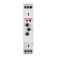 Реле времени DKC Mitra 240 В 16 А тип AC/DC (DRM-TM-1-240)