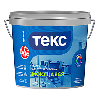 Краска моющаяся Текс Профи база D бесцветная 4,5 л