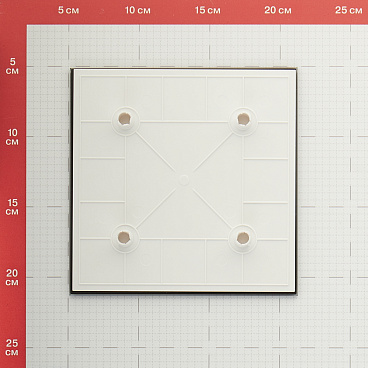 Панель декоративная для вентилятора KW Awenta PTGB100P черное глянцевое стекло