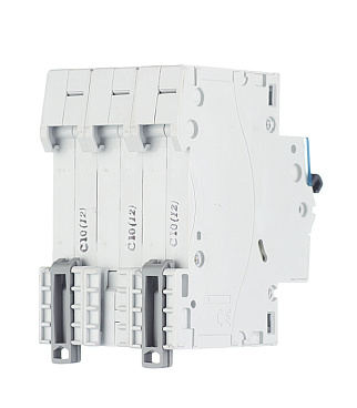 Автоматический выключатель модульный Legrand TX3 3P 10А тип C 6 кА 400 В (404054)