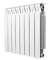 Радиатор биметаллический Rifar Monolit Ventil MVR 500 мм 8 секций 3/4 нижнее правое подключение белый