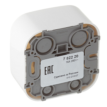 Розетка Legrand Quteo накладная белая (782220)