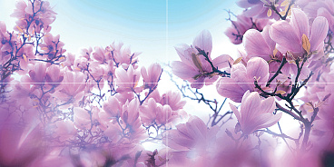 Magnolia Панно P4D297 80х40 (из 4 плиток)
