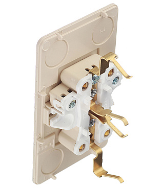 Розетка Systeme Electric Этюд накладная сосна со шторками (PA16-008D)