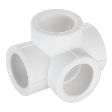 Крестовина полипропиленовая Valtec двухплоскостная 25 мм (VTp.778.0.025)