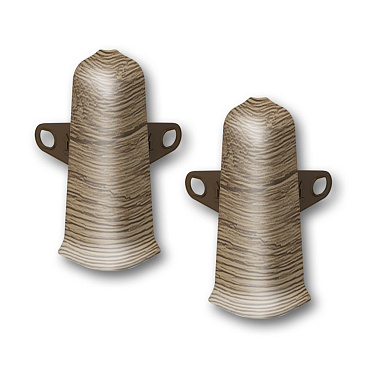 Угол наружный Деконика 70 мм дуб рустик Г-профиль (2 шт.)