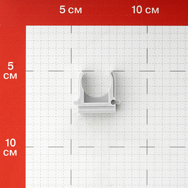 Крепеж-клипса для труб 20 мм Greenel серая (100 шт.) (GE50141)