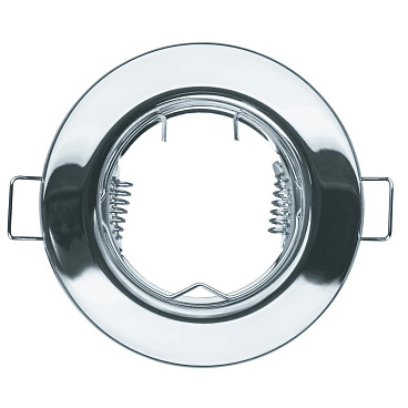 Светильник встраиваемый GU5.3 хром 50 Вт IP20 Navigator ДВО (61598)