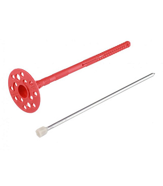 Дюбель для теплоизоляции Tech-Krep 10х200 мм металлический гвоздь с термоголовкой (200 шт.)