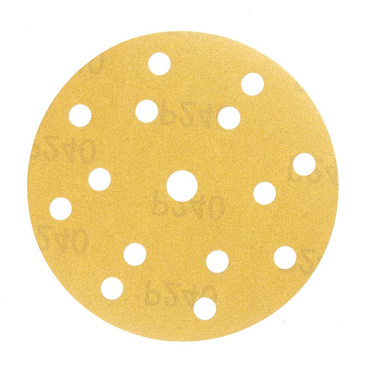 Диск шлифовальный КМ Gold d150 мм P240 на липучку бумажная основа (5 шт.)