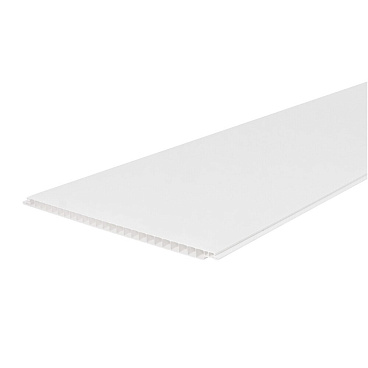 Панель ПВХ 250х2700х9 мм Stella Light матовая белая 0,67 кв.м