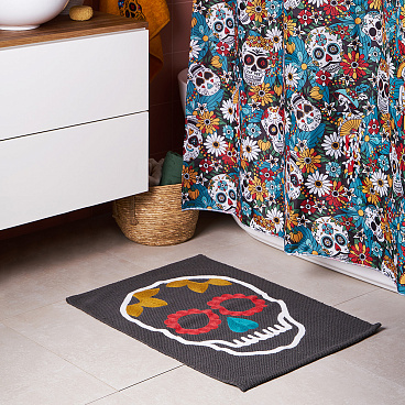 Коврик для ванной разноцветный 60х80 см Moroshka Los Muertos (A66-20)