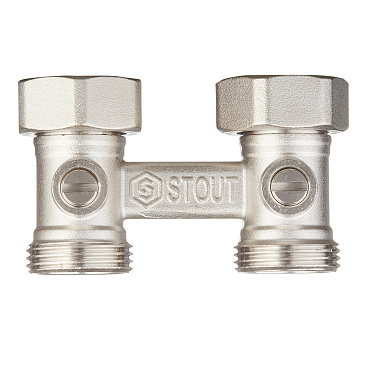 Узел нижнего подключения Stout 3/4 EK х 3/4 EK для радиатора для двухтрубных систем (SVH 0002 000020)