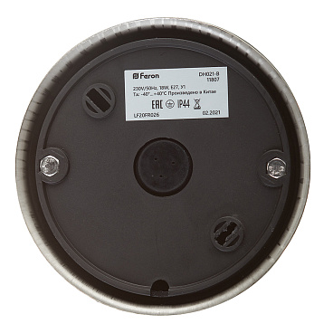 Светильник садово-парковый настенный Feron Техно серебро E27 18 Вт IP44 (11807)