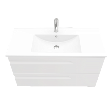 Тумба подв Атлас/Atlas 100 под умыв-к Creavit Su 100, белый матовый, LA-WCAB-100-122