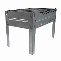 Мангал сборный Firewood с 6 шампурами 53х30х35 см