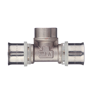 Тройник VALTEC (VTm.232.N.260526) 26(пресс) х 3/4 ВР(г) х 26(пресс)