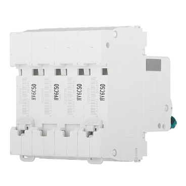 Автоматический выключатель модульный Dekraft BA-101 4Р 50А тип C 4,5 кА 230/400 В (11095DEK)