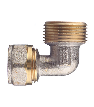 Угол 16 обж(ц) х 3/4 НР(ш)