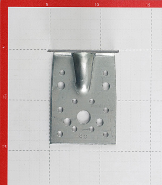 Уголок крепежный усиленный оцинкованный 90х90х65х2.5 мм