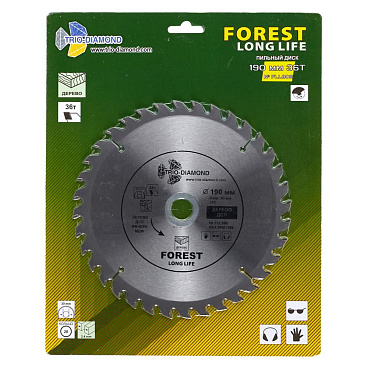 Диск пильный по дереву Trio-Diamond 190х30х1,6 мм 36 зубьев (FLL806)