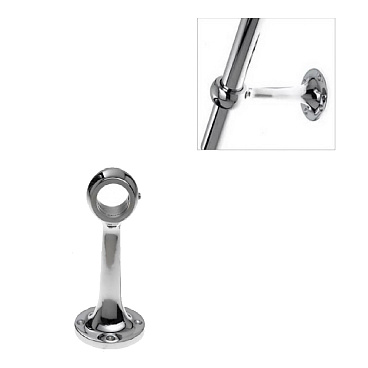 Крепление трубы настенное проходное к системе Joker d25 мм нерегулируемое хром