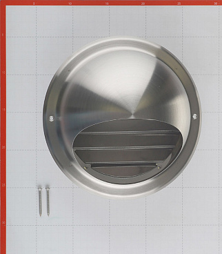 Выход вентиляционный стенной стальной Era d160 мм