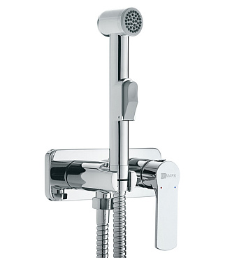 Смеситель с гигиеническим душем встраиваемый Lemark Grace со скрытой частью в комплекте хром (LM1519C)