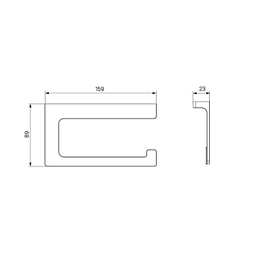 Держатель для туалетной бумаги Iddis Slide сталь белый (SLIWT00i43)
