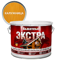 Антисептик Акватекс Экстра декоративный для дерева калужница 9 л